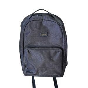 Two Blind Brothers Black Canvas Laptop Backpack Bag